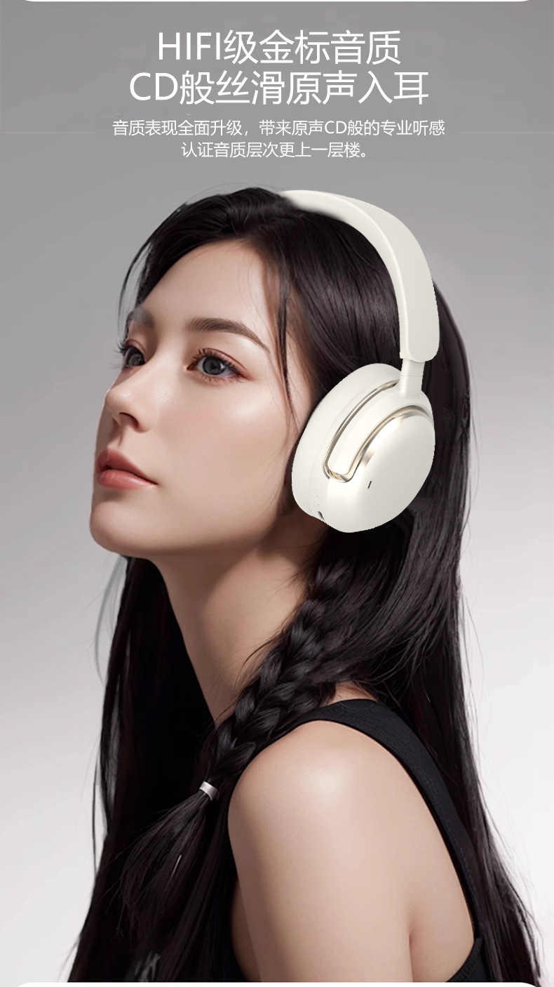 跨境新品M15主动降噪ANC头戴式蓝牙耳机立体包耳长续航私模现货详情6