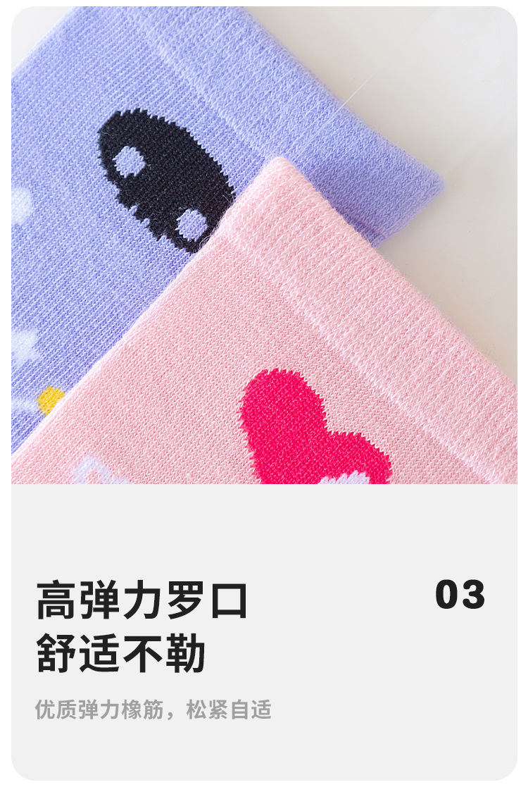 2024春季新款三丽鸥卡通甜美女童短筒袜 儿童袜宝宝棉质短袜中小童可爱款式详情12