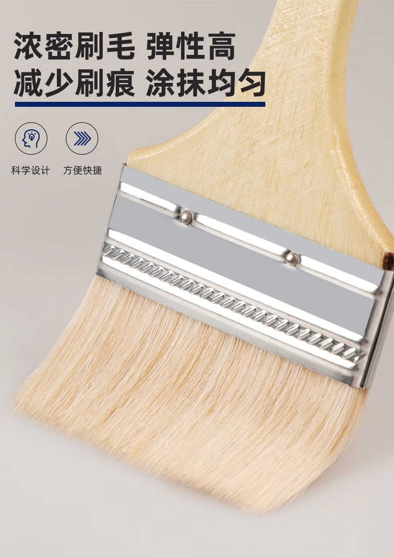 羊毛刷 软毛油漆涂料刷烘焙烧烤油刷子耐高温刷子【1STF0】详情6