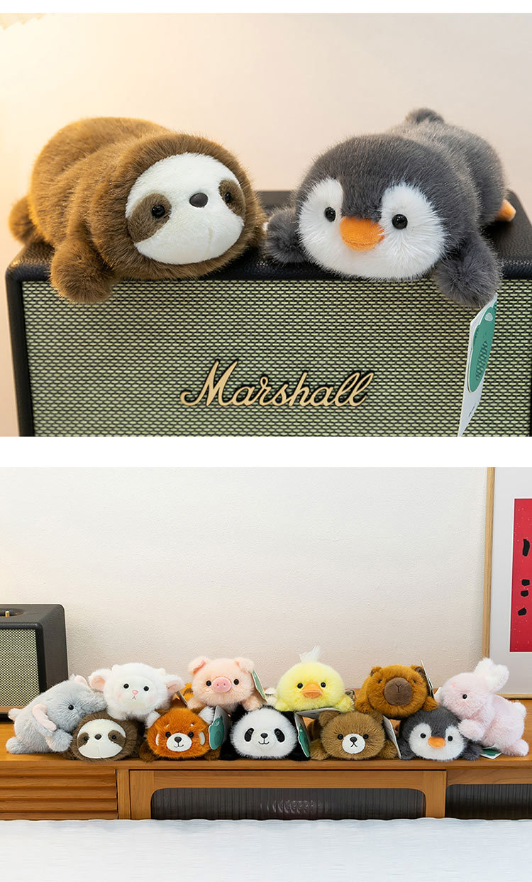 Wholesale of stuffed panda plush toys, scented brown bear palm treasure, wedding scattering powder rabbit, office sloth desk decoration pic 17
