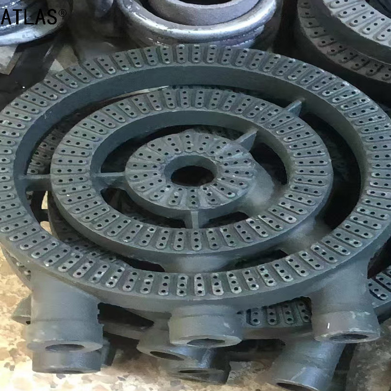 Cast iron gas stove, high-quality four-head multi-hole flame distributor, outdoor fierce stove core, stove ring accessories, stove head pic 6