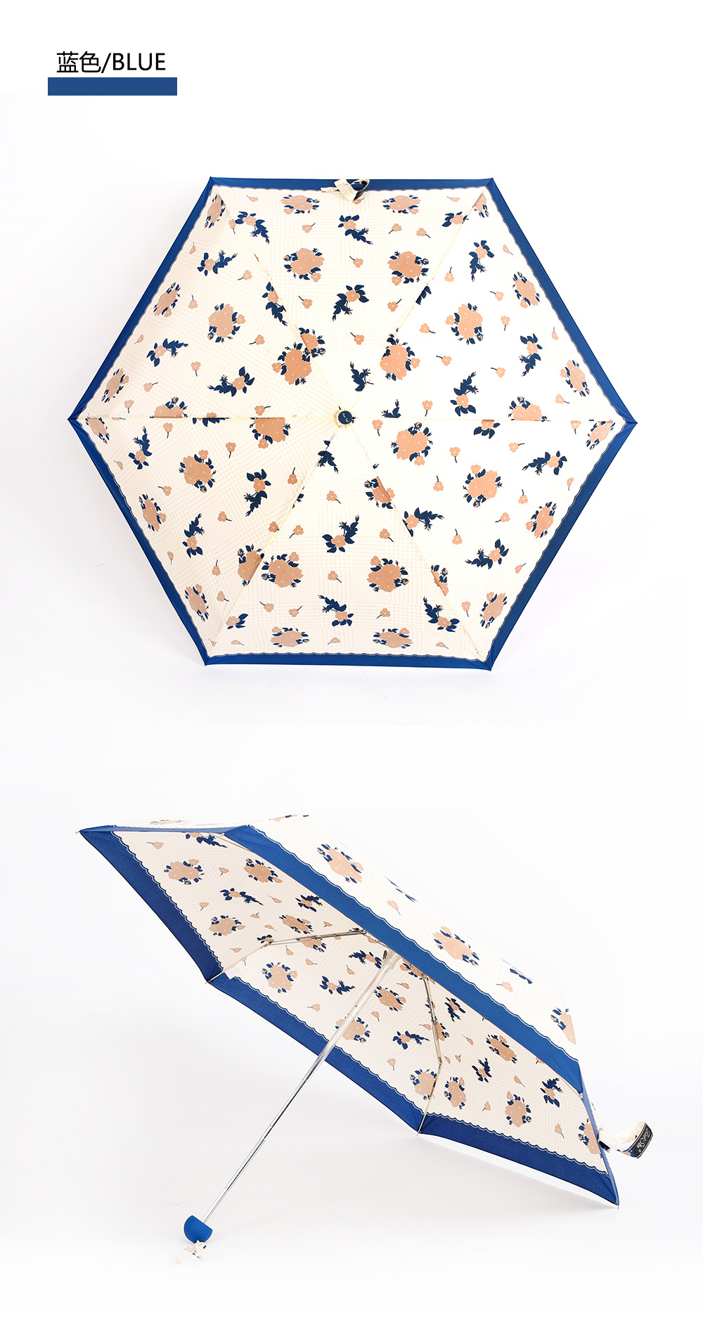 Wholesale and printing of RST Japanese sunshade umbrellas, mini 50% discount portable pocket dual-purpose umbrellas for women pic 10