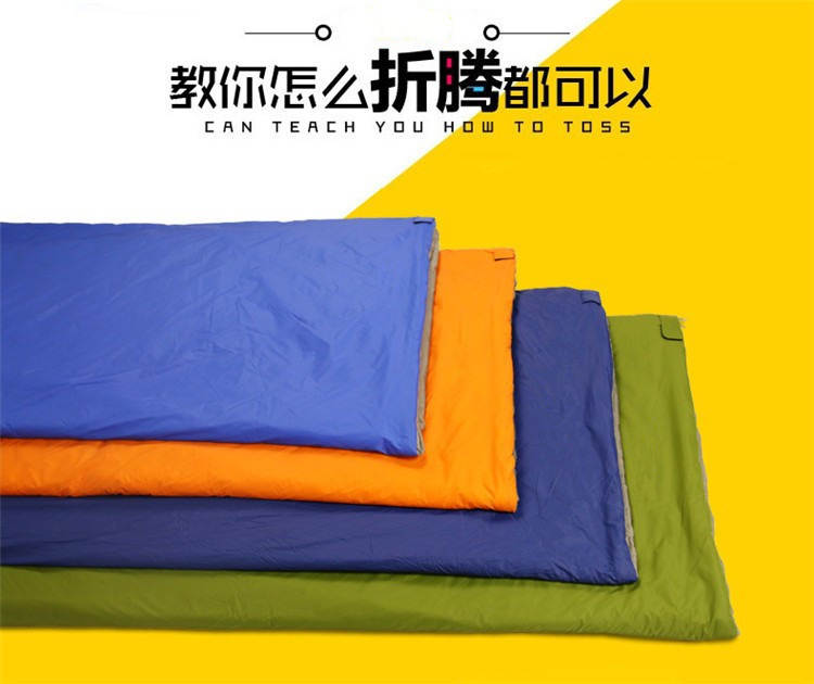 户外用品旅游野营尼龙仿丝绵睡袋办公午休睡袋成人信封迷你睡袋详情6