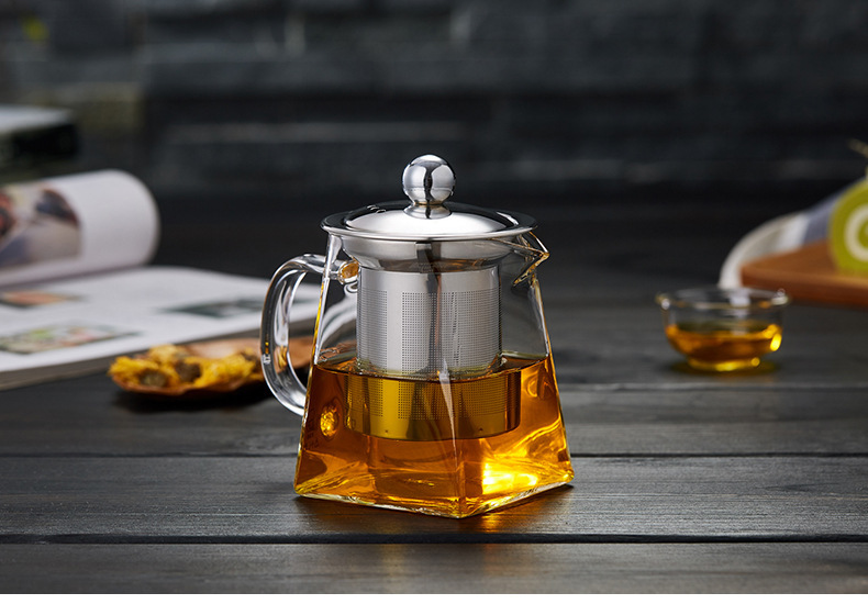 梵师玻璃茶壶耐高温加厚不锈钢过滤防烫泡茶壶家用煮茶壶功夫茶具详情15