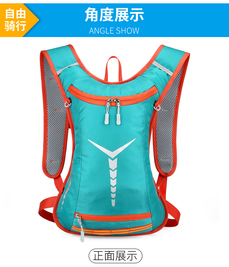 New outdoor colorful cycling bag, Korean-style simple sports mountaineering and off-road fitness water bag, water-resistant backpack pic 33
