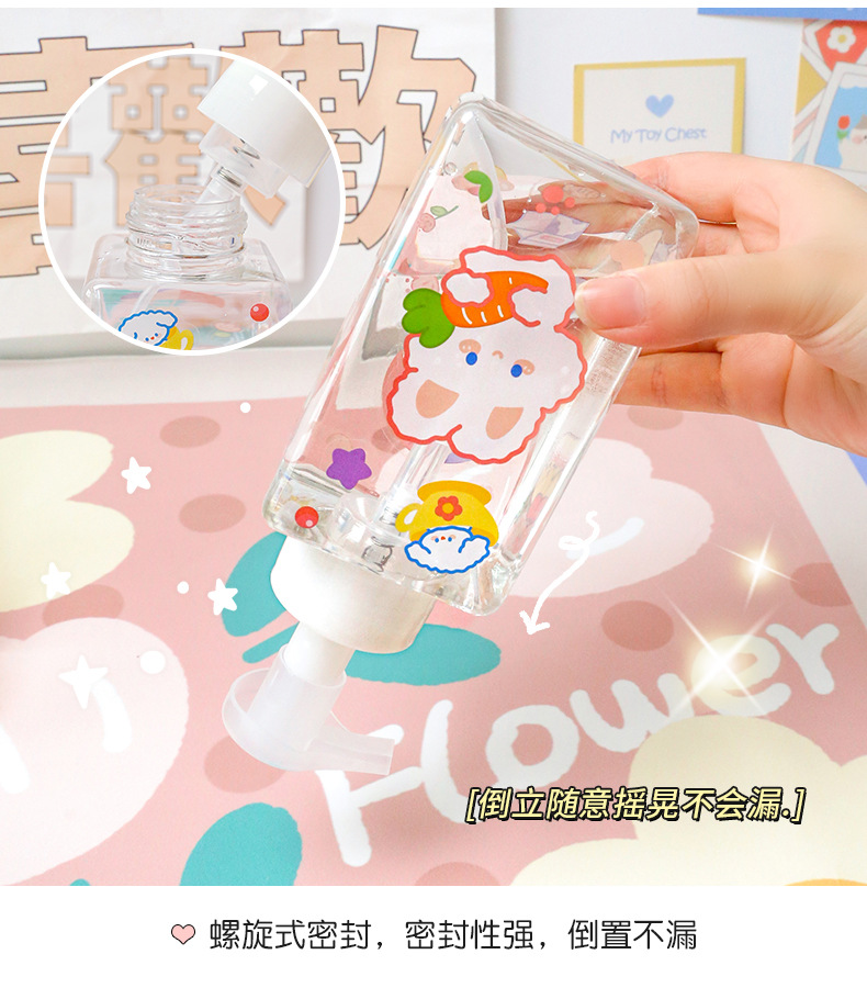 可爱起泡瓶按压式洗面奶专用高级慕斯泡沫洗发水洗手液打泡神器详情5