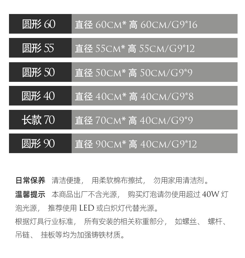 轻奢客厅吊灯卧室灯水晶灯现代简约北欧萤火虫网红餐厅灯具蒲公英详情12