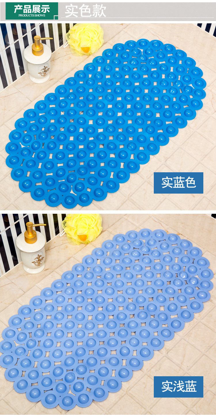 Junxi Hotel bathroom anti-slip mat, hotel shower room bathroom floor mat, bathtub transparent suction cup bubble floor mat pic 5