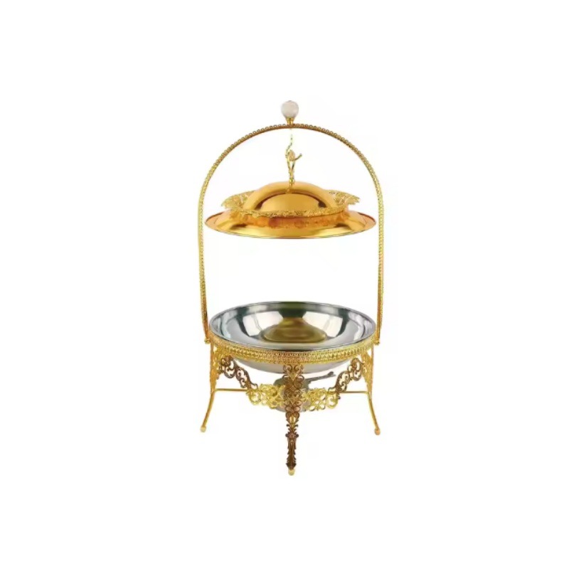 Hot Selling Gold Chafing Dishes For Catering 6L Chafing Dish详情1