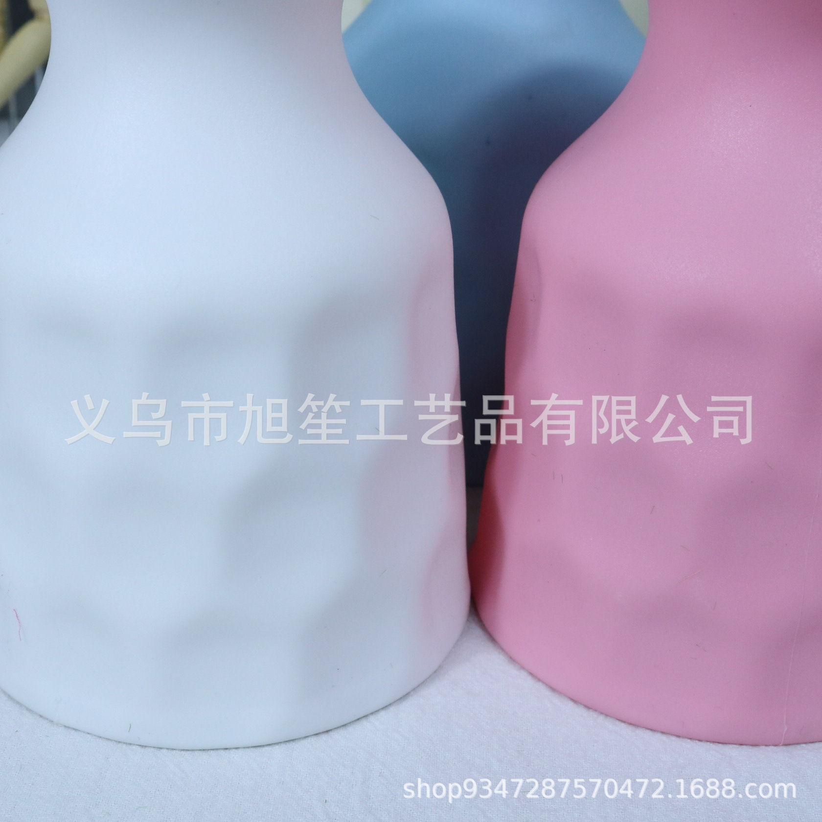 Vases, twist rods, handcrafted wool flower POTS, pet gardening decorations, office desks, night market ornaments, plastic vases pic 6