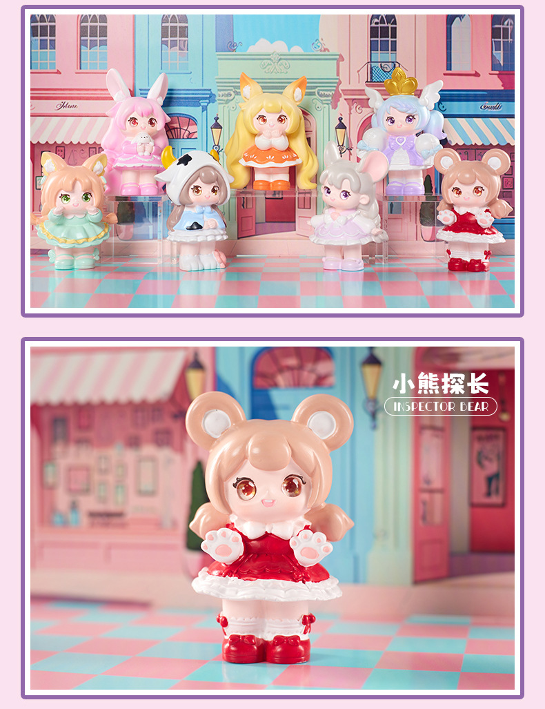 创意礼品神话小镇系列盲盒卡通动漫潮玩装饰摆件女生精美礼品批发详情6