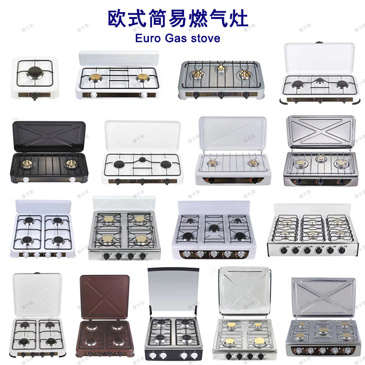 Cross-border foreign trade export European-style stoves, multi-head stoves, simple European-style liquefied gas and natural gas stoves pic 3