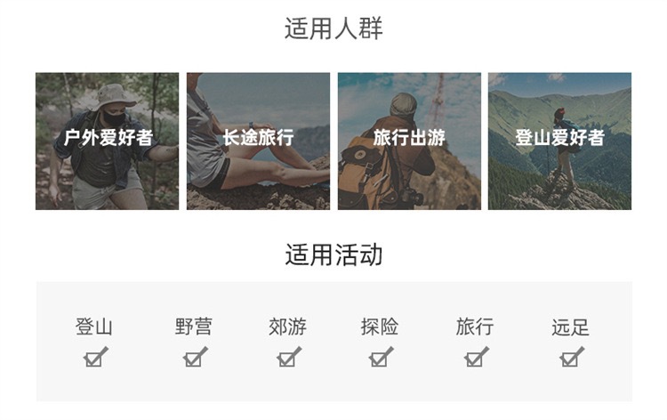 户外登山包旅行包男女通用防水双肩包徒步背包耐磨护脊户外休闲详情14