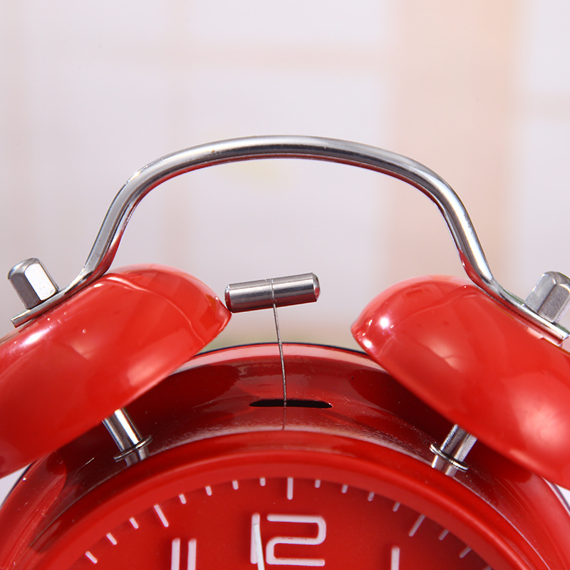 批发创意个性金属学生儿童卧室床头电池定时圆形数字刻度打铃闹钟详情8
