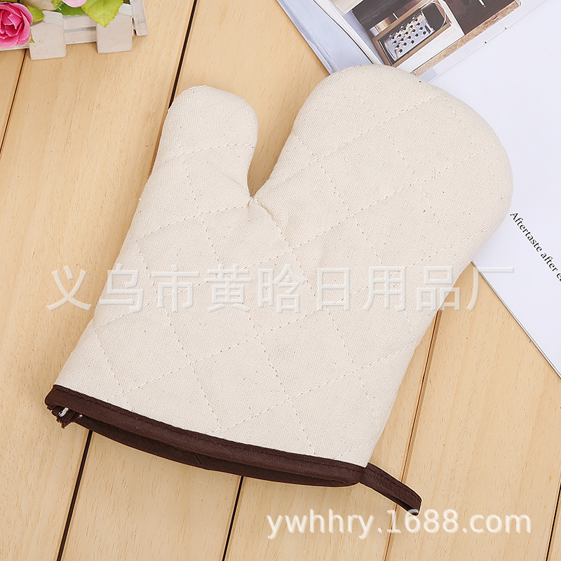 【 Chi Jia 】 Home kitchen high-temperature resistant oven baking heat insulation gloves, microwave scald protection, steamer heat protection pic 2