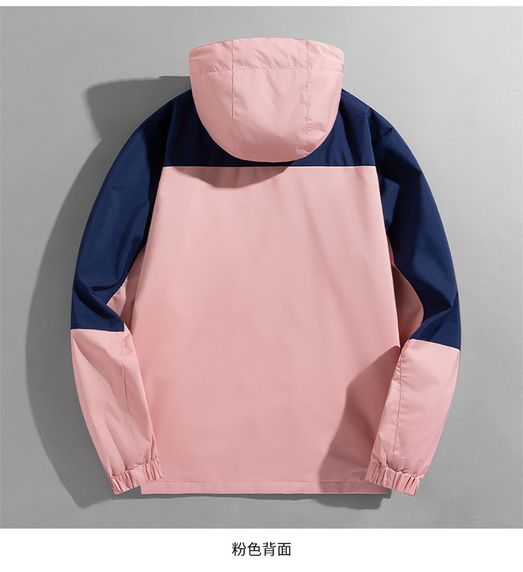 厂家北脸春秋薄款户外单层情侣冲锋衣男士防风防水外套女潮服定制详情12