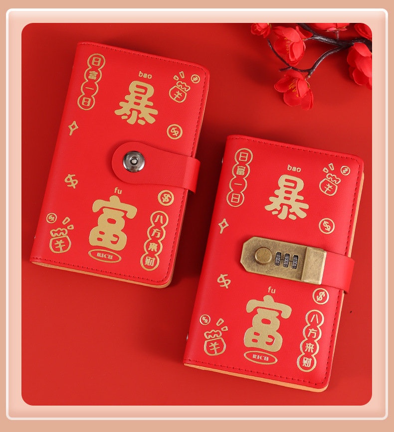 In-stock password savings notebook can hold cash and banknotes. Large-capacity storage book. Financial money bag. Get rich quickly and save money pic 25