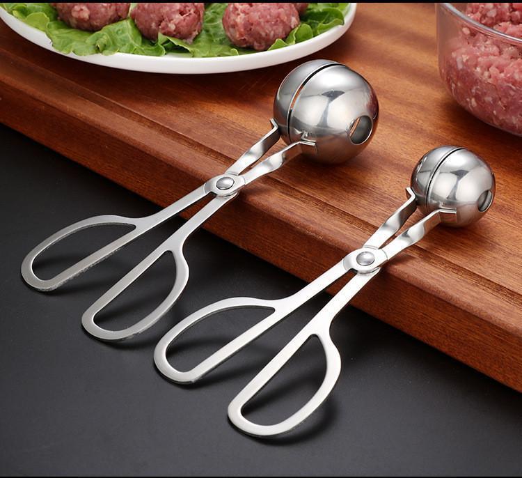 Stainless steel meatball maker, meatball, meatball, kitchen rice ball, fish ball, meatball shaping, meatball making mold, household pic 9
