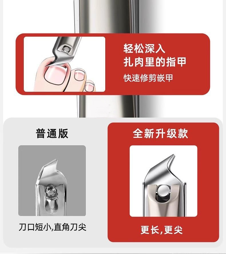 装甲炎斜口指甲刀单个鹰嘴钳原尖德用沟剪刀修脚广东其他塑料详情7