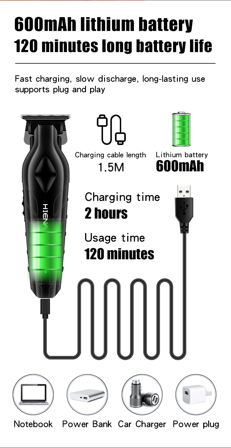 爆款跨境货源新款电推子理发器光头油头通用雕刻剪电推剪理发器详情8