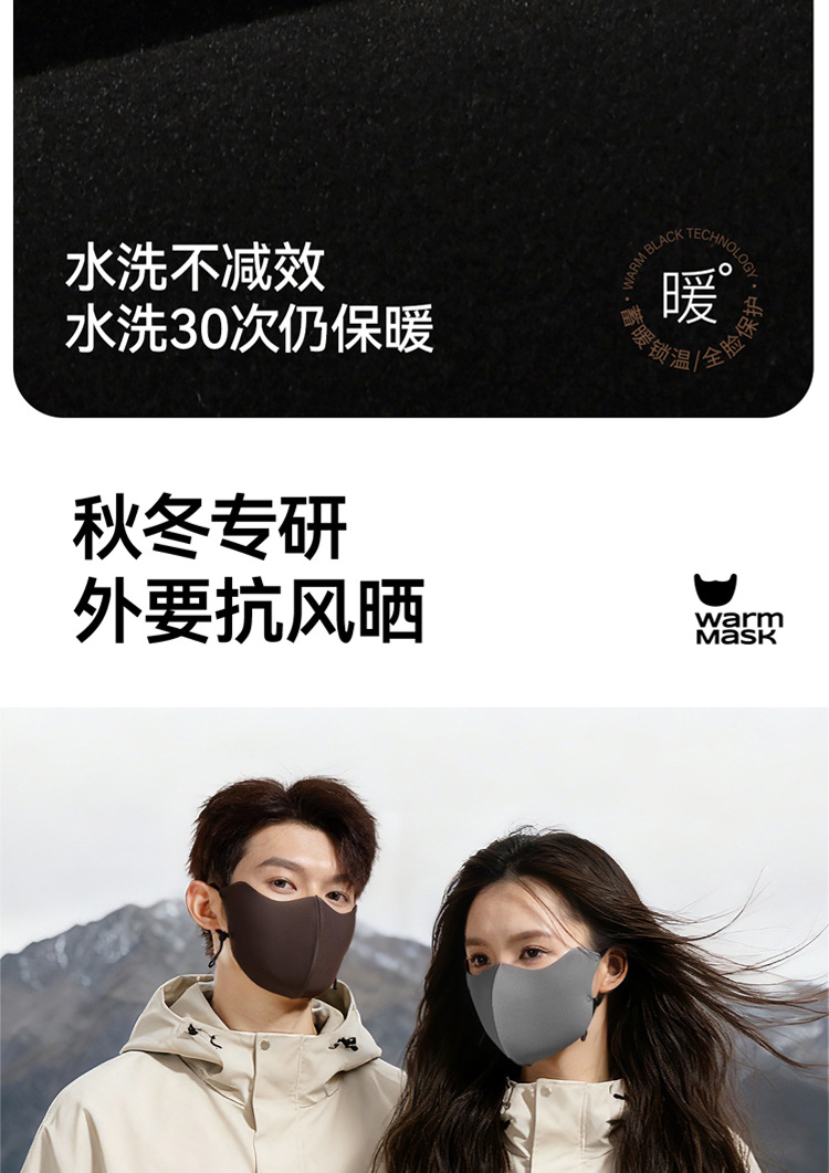 左左女高品质新款保暖口罩女高颜值冬季防风防寒立体透气面罩批发详情5
