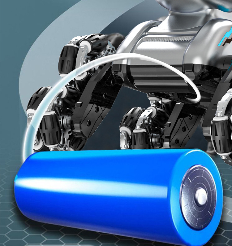 跨境机械狗八轮特技遥控玩具儿童手势感应攀爬变形电动智能机器狗详情15