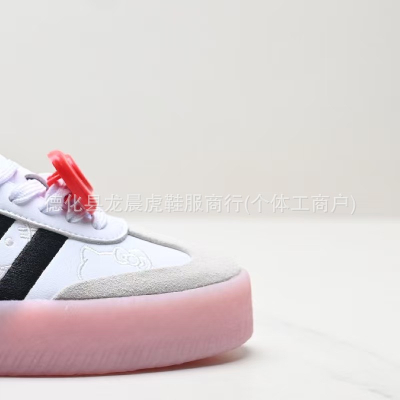 德训鞋女鞋莆田samba纯原百搭校园红蓝银色增高厚底休闲男小白鞋详情4