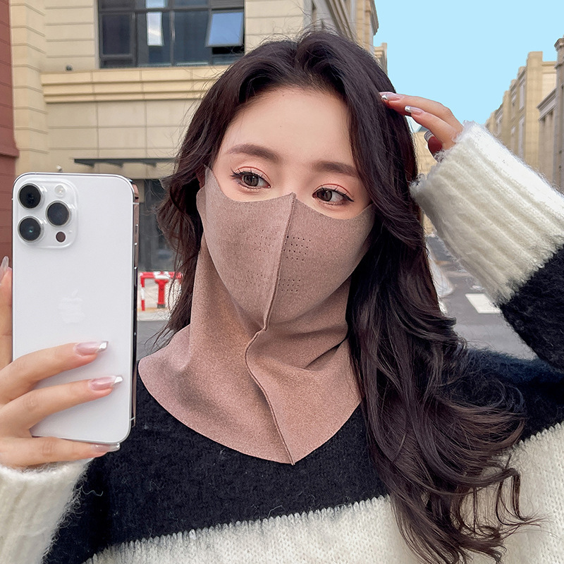 新款秋冬季防风防寒全脸无痕立体护脖颈一体户外骑行保暖面罩口罩详情1