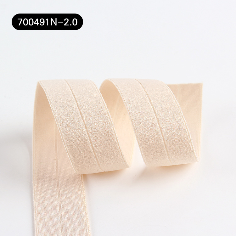 Factory direct sales: 2.0 threaded edge high-elasticity elastic band underwear, bras, down jackets, webbing weaving pic 2