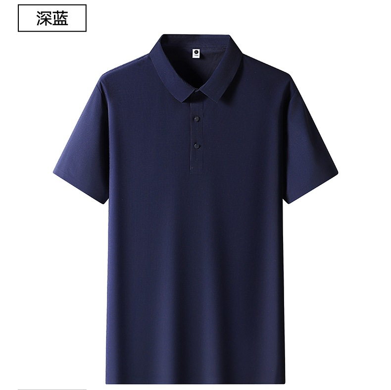 2025年新品上线夏季休闲商务薄款T恤衫上衣男士冰丝短袖POLO衫详情24