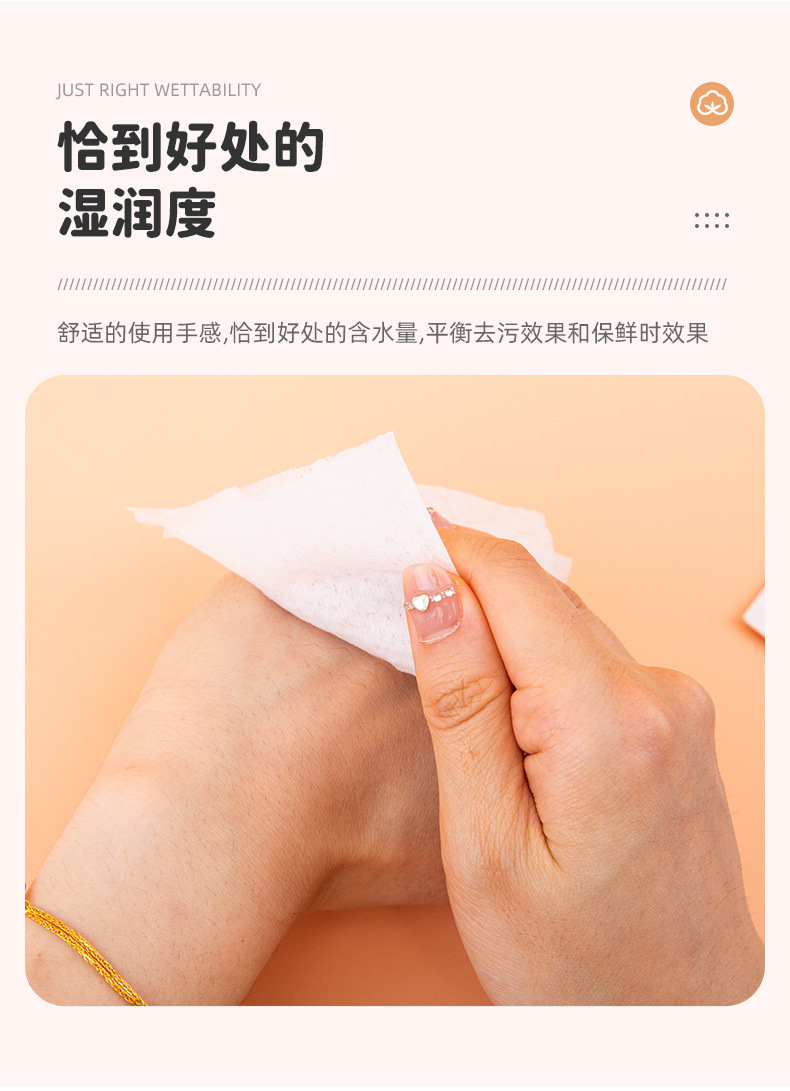 家用款婴儿湿巾大包装制手口清洁纸巾厂家批发详情15