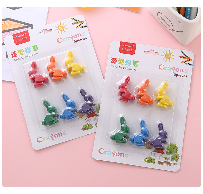 Model crayon rabbit shaped OEM and customization详情3