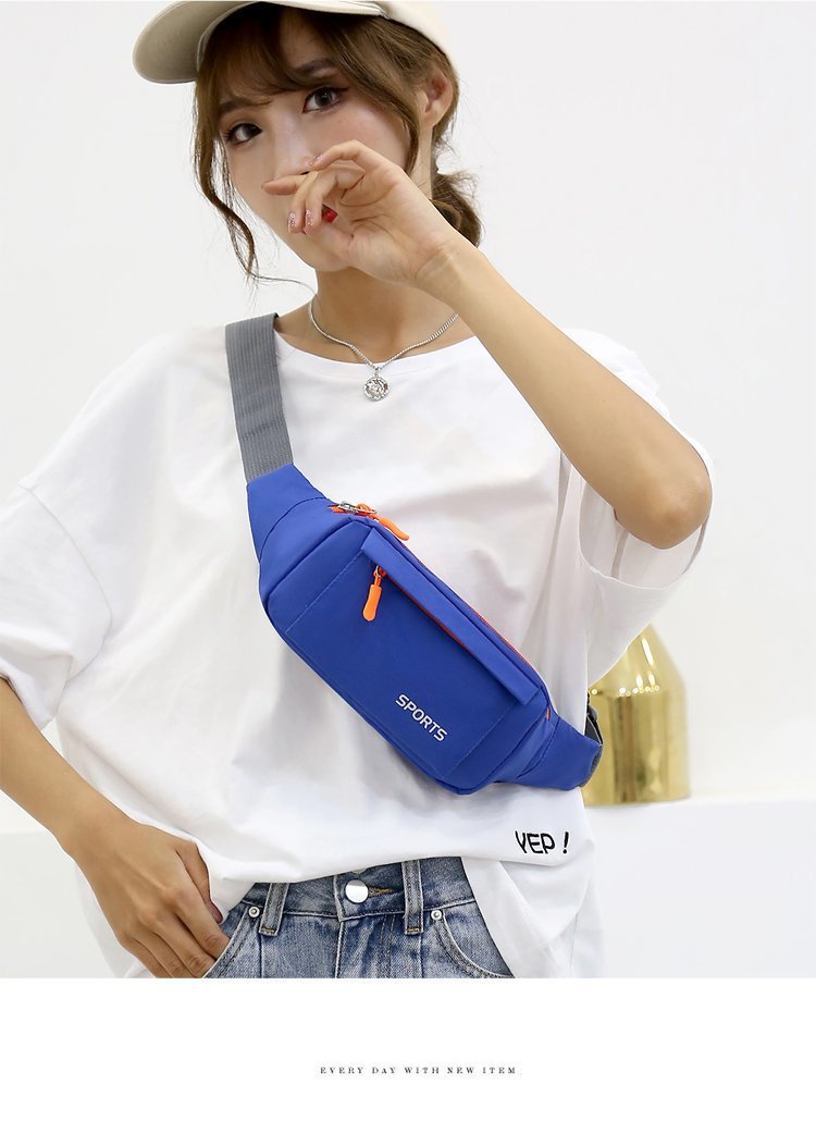 印字定LOGO腰包 休闲胸包运动手机零钱旅行骑行跑步健身收纳小包详情19