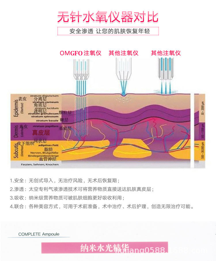 高压纳米喷雾补水仪高压注氧仪 面部美容仪 美容院家用球形注氧仪详情7