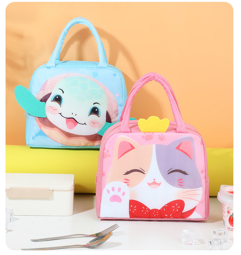 卡通饭盒包手提便当袋保温袋铝箔午餐包手提袋学生上班族带饭餐包详情15