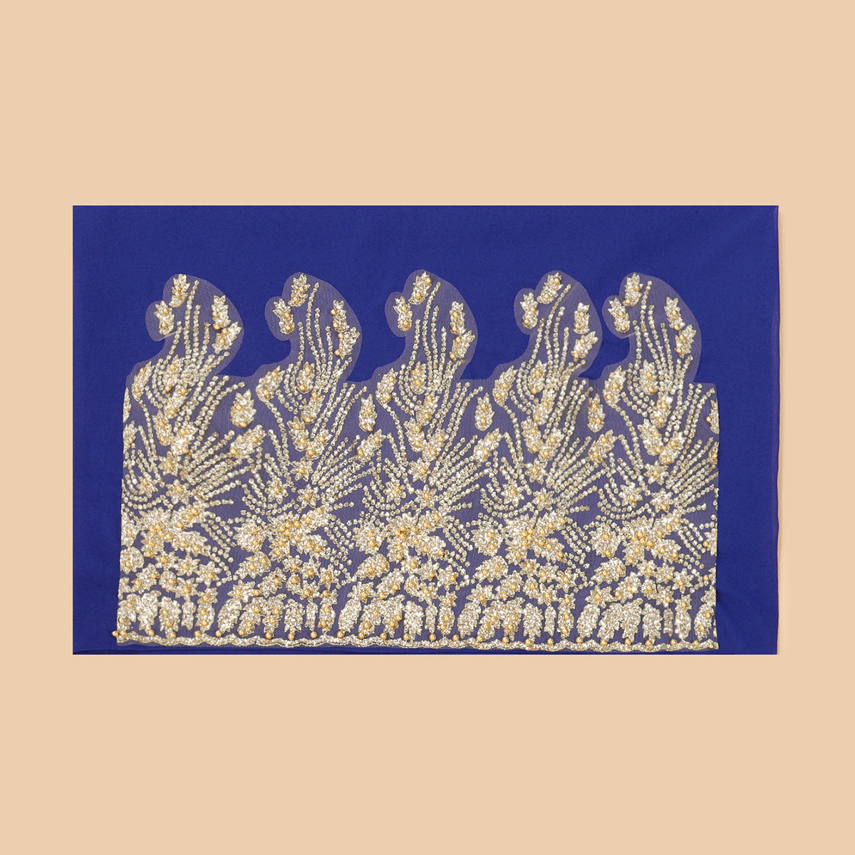 东南亚跨境头巾民族风盖头围巾雪纺钉珠长巾高级感时尚流行纱巾详情5