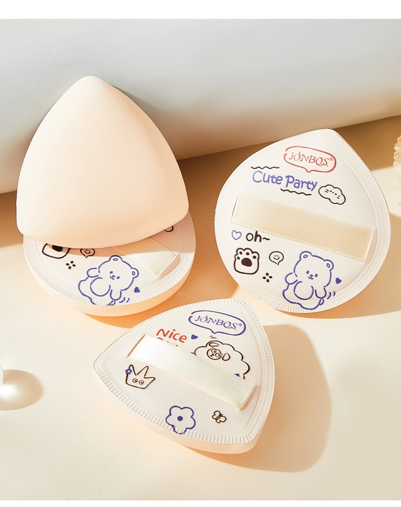 JONBOS cute and delicate cushion powder puff, dry and wet dual-purpose, super soft, non-powdering, chewy and bouncy, specially designed for powder and liquid pic 14
