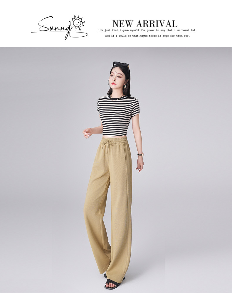 砂洗雅赛尔天丝夏季女薄款2025新款窄版宽松显瘦软糯垂感直筒裤详情23