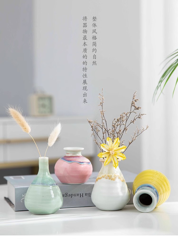 2025 Jingdezhen Ins-style creative Nordic modern simple home Decoration, fresh and artistic ceramic mini pic 8