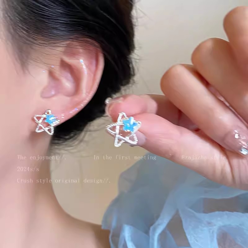 Ins-style pearl earrings for women, 925 silver needle, niche design, butterfly stud earrings, light luxury and high-end feel, earrings, earrings and ear rings pic 45