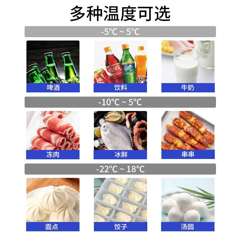 Commercial beverage and beer cold storage display cabinets, vertical fresh-keeping cabinets for vegetables and fruits, double-door and triple-door refrigerators for convenience stores pic 17