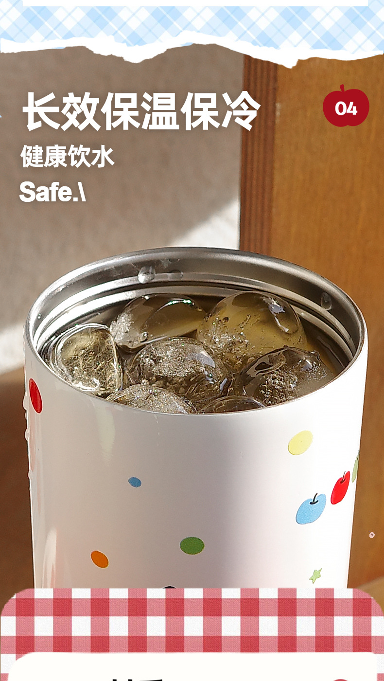 水杯保温杯女生高颜值咖啡杯批发礼品316不锈钢便携保冷吸管杯子详情7
