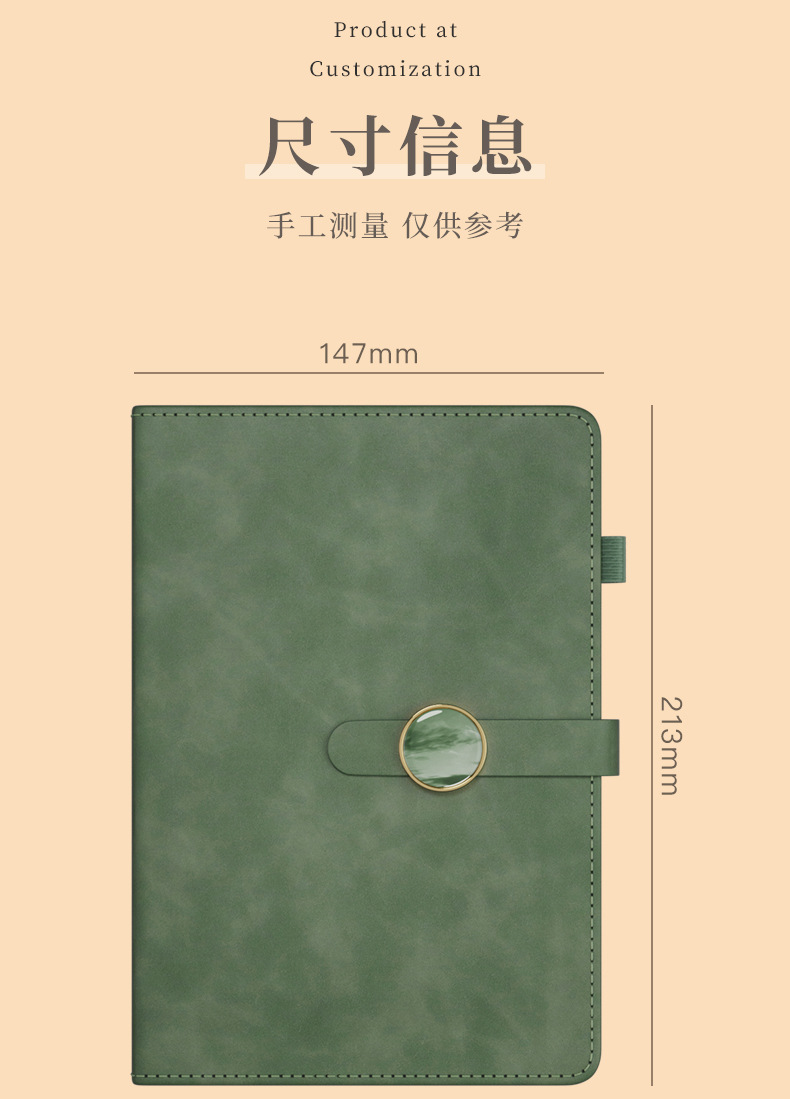 Hardcover notebook gift box set, high appearance level, business leather a5 thick notebook gift customization, logo printing available pic 20