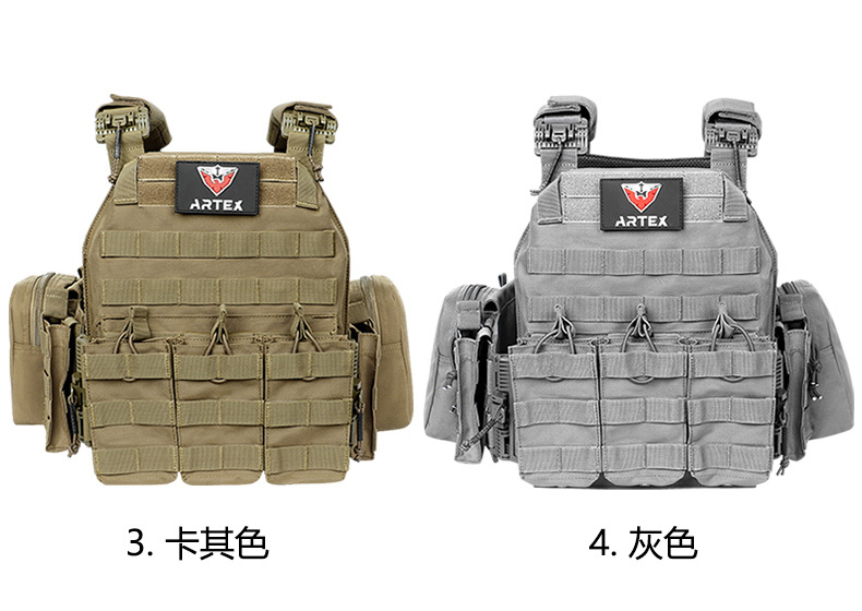 Yitu Tactical Outdoor Military enthusiast quick-release tactical Vest, cross-border bestseller, CS equipment training and protection board tactical vest pic 4