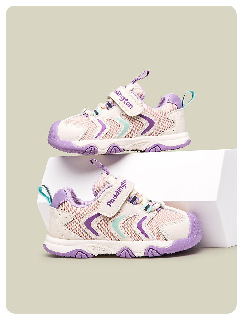 帕丁顿熊正品2025年春季新款儿童运动鞋中小童魔术贴户外休闲童鞋详情13