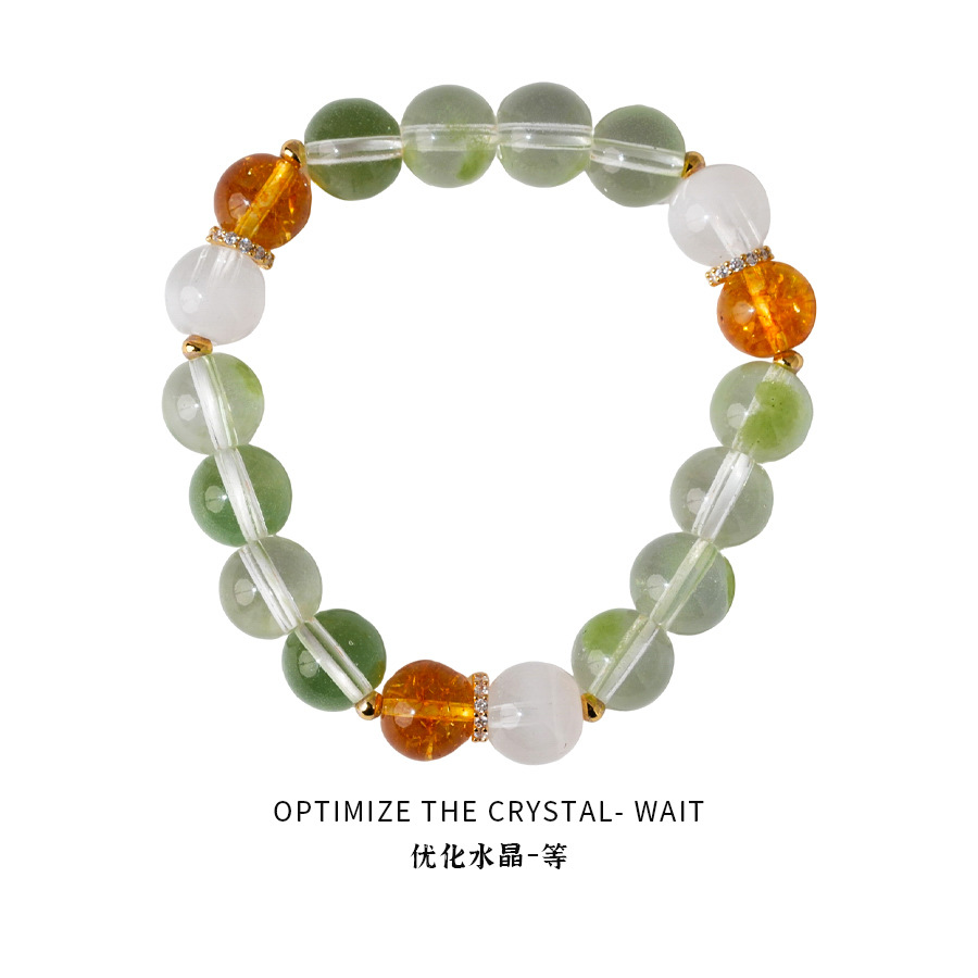 晗珞~绿石檀木串珠手链中式复古水晶手串轻奢高级感气质手饰批发详情10