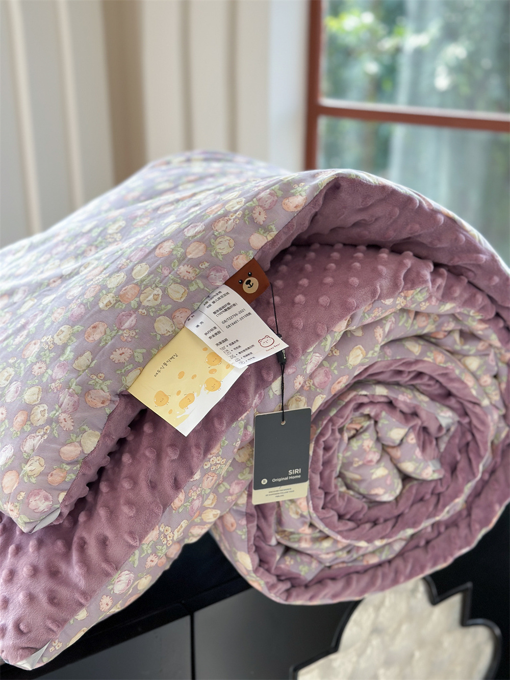 13372 All-cotton cartoon small floral print spring and autumn quilt soothing, bean quilt warm and fleece winter quilt core pic 29