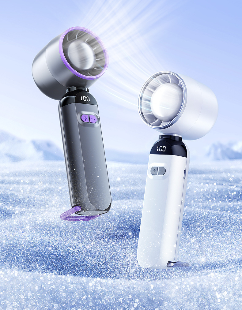 新款半导体冰敷制冷风扇手持便携式小型桌面充电迷你usb风扇批发详情6