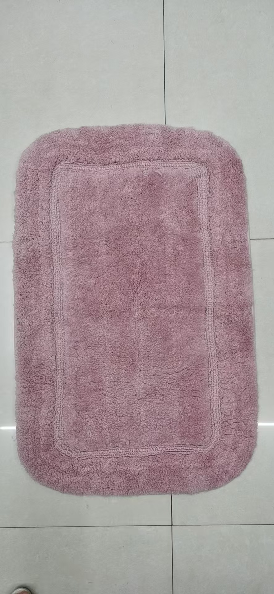 Blanco SBR antideslizante fondo europeo y americano de alta gama tufted alto y bajo jacquard ultra suave interior baño baño piso estera pic 13