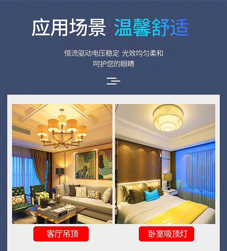 佛山照明LED灯泡E27节能无频闪照明高亮球泡厂房大功率照明球泡灯详情10